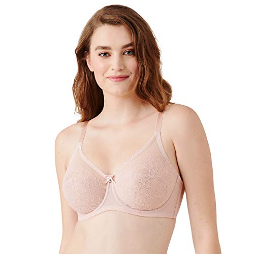 Wacoal Damen Retro Chic Full Figure Bügel BH mit voller Abdeckung, Rosenstaub, 90G von Wacoal