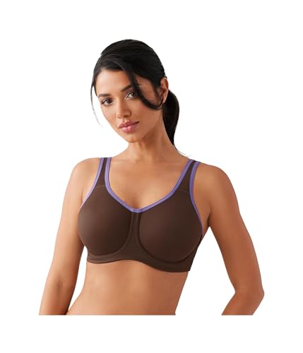 Wacoal Damen Simone Unlined Full Coverage Underwire Bra, 855170 Sport-BH, Hot Fudge, 80E von Wacoal