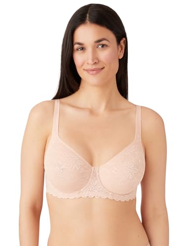 Wacoal Damen Soft Sense Spitzen-Bügel Geformter BH, Rosenstaub, 90C von Wacoal