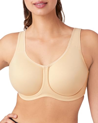 Wacoal Damen Sport Vollfigur-Bügel-BH, Sand, 80C Wacoal Damen Sport Vollfigur-Bügel-BH, Sand, 80C von Wacoal