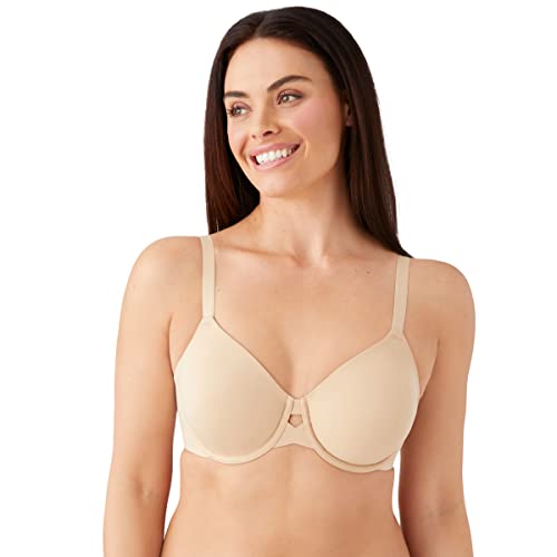 Wacoal Damen Superbly Smooth Unlined Convertible Underwire Bra BH mit voller Abdeckung, Undurchsichtige, Sand, 70E von Wacoal