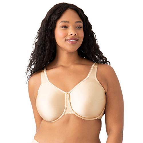 Wacoal Women's Basic Beauty Unlined Full Figure Underwire Bra, Natural Nude, 34H, Sand, 75FF von Wacoal