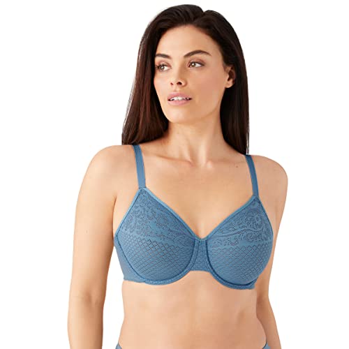 Wacoal Damen Visual Effects Bügel Minimizer-BH, Blau (Bluestone), 80C von Wacoal