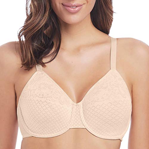 Wacoal Damen Minimizer visuelle Effekte BH mit voller Abdeckung, Durchsichtig, Sand, 90H von Wacoal