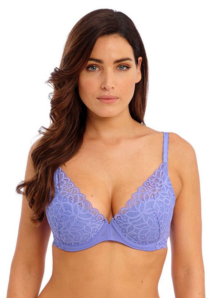 Wacoal Push-up-BH Wacoal Push-UP-BH Raffine WE148003 Bluebell (1 Stück, 1-tlg., 1 Stück) von Wacoal