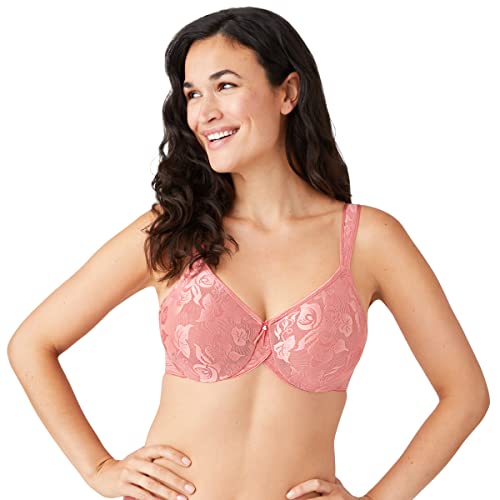 Wacoal Women's Awareness Full Figure Underwire Bra Coverage, Faded Rose, 36F von Wacoal