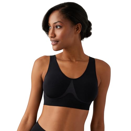 Wacoal Women's B-Smooth Bralette with Removable Pads, Black, 38 von Wacoal