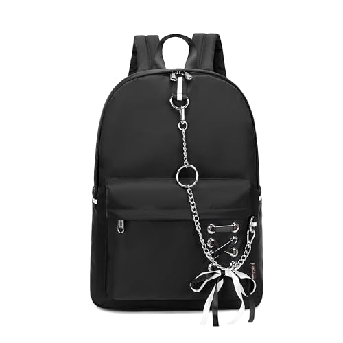 Wadirum Mädchen Schulrucksack Niedliche Schultasche für Mädchen und Jungen Schwarz Wadirum Mädchen Schulrucksack Niedliche Schultasche für Mädchen und Jungen Schwarz von Wadirum