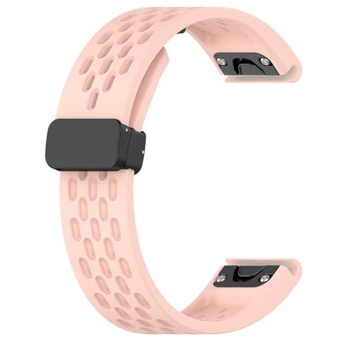 Waekethy 26mm Quick Fit Armband für Garmin Fenix 6X, Fenix 6X Pro, Fenix 7x, Fenix 5X, Fenix 5X Plus, Instinct 2X, Epix Pro 51mm Atmungsaktiv Silikon Estrazarmband für Frauen Männer von Waekethy