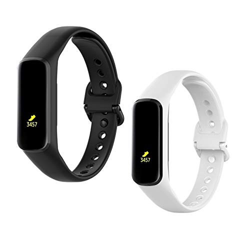 Waekethy Armband für Samsung Galaxy fit 2 SM-R220, Weich Silikon Armbänder Sport Ersatzarmband Kompatibel mit Samsung Galaxy fit 2 für Frauen Männer von Waekethy