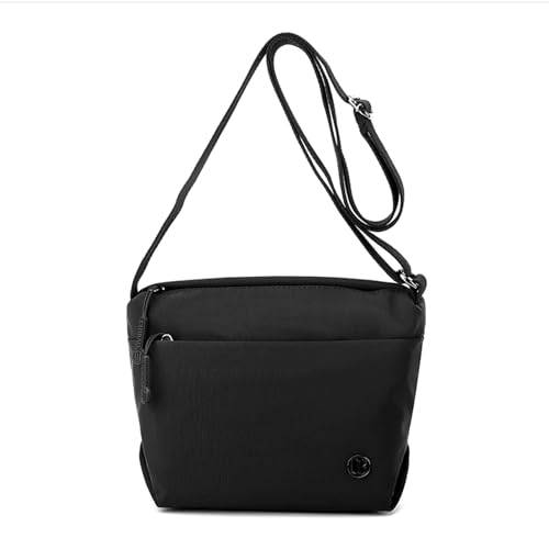 Wafybsre Kleine Cross Body Taschen für Frauen Leichte Nette Mini Reise Geldbörse Schulter Handtaschen Alltag Tasche (Schwarz) von Wafybsre