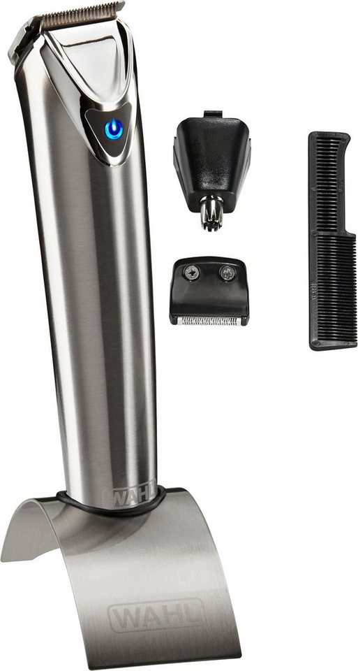 Wahl Bartschneider 9818-116 Stainless Steel, Vollmetallschneidsatz von Wahl