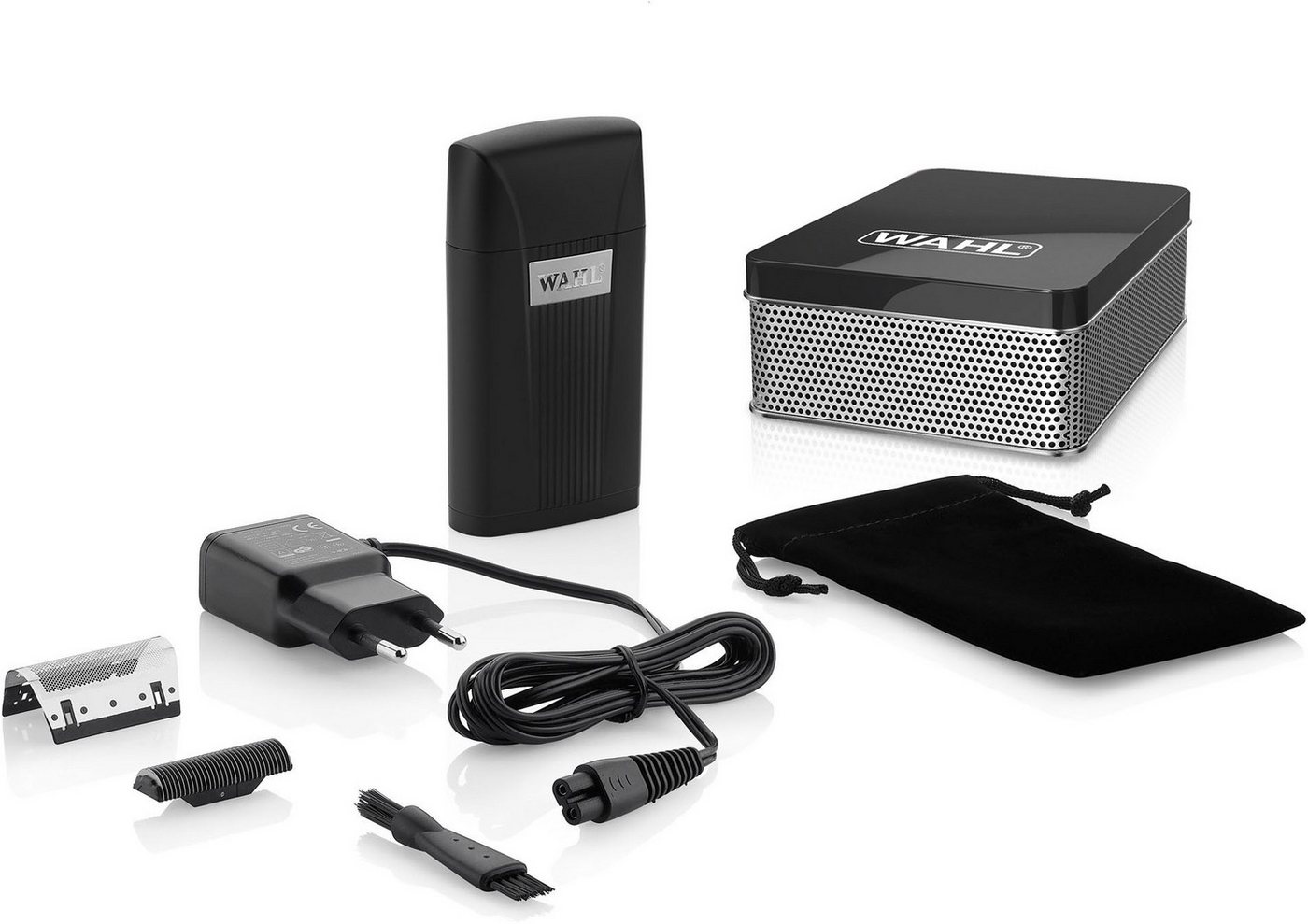Wahl Elektrorasierer Super Close, Aufsätze: 8, 8-teiliges Rasiererset Netz/Akku, Lithium-Ionen-Akku von Wahl