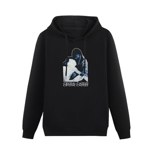 Crystal Castles Music Men Cartoon Hoodie Unisex Sweatshirt Casual Pullover Hooded Black M von Wahre