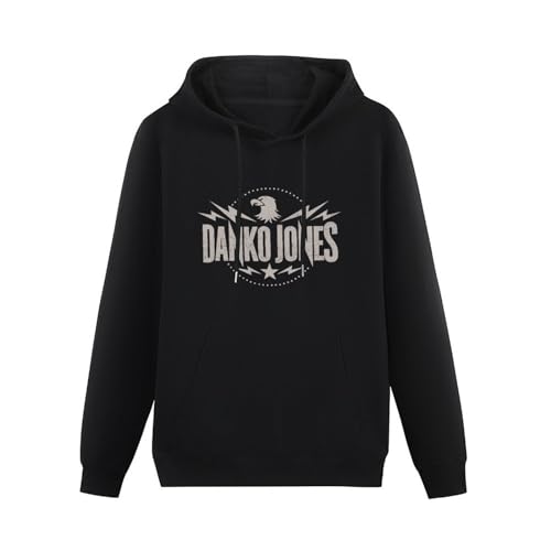 Danko Jones Eagle Men Cartoon Hoodie Unisex Sweatshirt Casual Pullover Hooded Black XL von Wahre