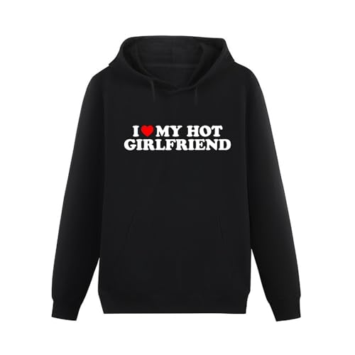 I Love My Hot Girlfriend I Heart My Hot Girlfriend Men Cartoon Hoodie Unisex Sweatshirt Casual Pullover Hooded XXL von Wahre