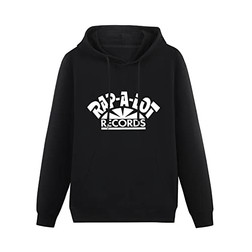 Rap-A-Lot Records Men Cartoon Hoodie Unisex Sweatshirt Casual Pullover Hooded Black L von Wahre