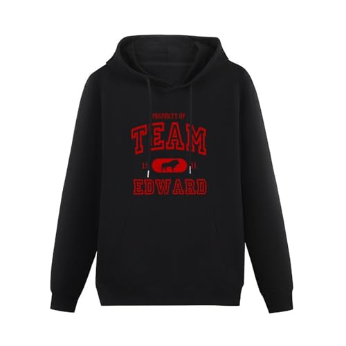 Team Edward Cullen Twilight Saga Jacob Men Cartoon Hoodie Unisex Sweatshirt Casual Pullover Hooded Black S von Wahre