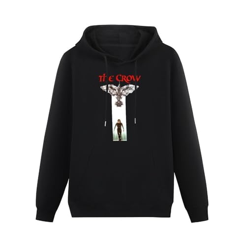 The Crow Movie Poster Men Cartoon Hoodie Unisex Sweatshirt Casual Pullover Hooded Black S von Wahre