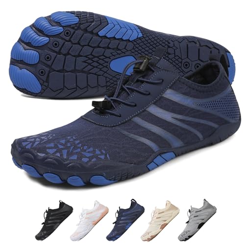 WaiWaiGo Unisex Barfußschuhe für Damen und Herren, Profi-Schuhe mit breiter Zehenbox und rutschfesten Barfußschuhen, Unisex, sportliche Wanderschuhe für draußen, Wasserschuhe, Laufschuhe von WaiWaiGo