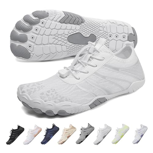 WaiWaiGo Unisex Barfußschuhe für Damen und Herren, Profi-Schuhe mit breiter Zehenbox und rutschfesten Barfußschuhen, Unisex, sportliche Wanderschuhe für draußen, Wasserschuhe, Laufschuhe von WaiWaiGo