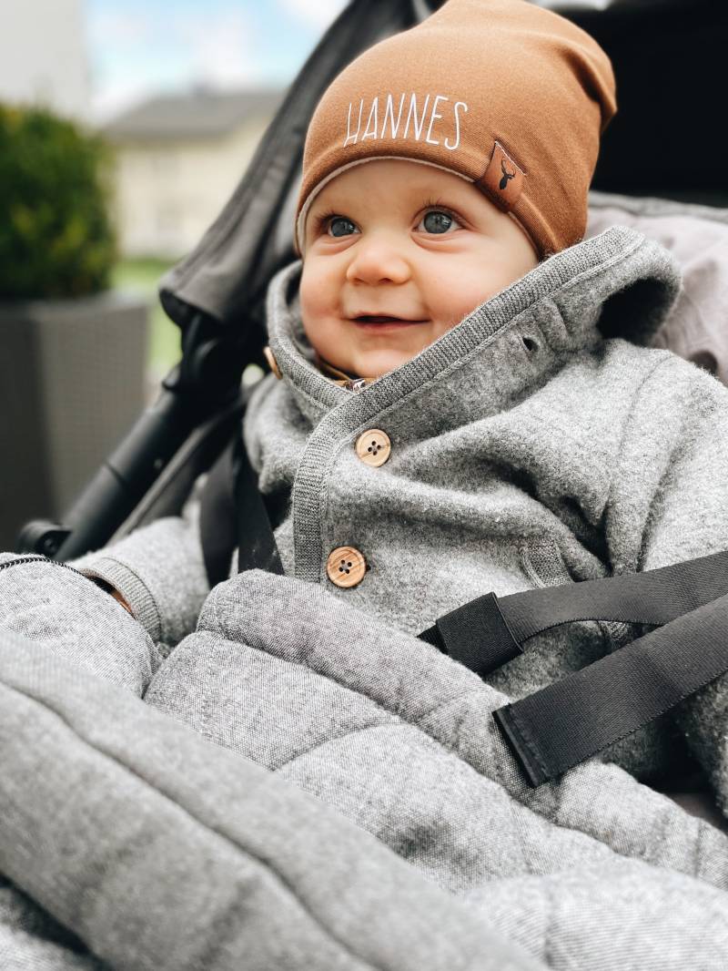Wintermütze - Mütze Gefüttert Warme Winterbeanie Für Baby Und Kleinkind Personalisiert von Waidkitz