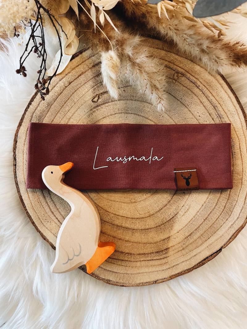 stirnband // Mit Name Personalisiert von Waidkitz