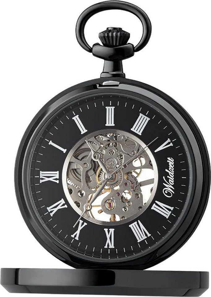 Waidzeit Austria Taschenuhr Waidzeit Herren Taschenuhr Edelstahl, (Analoguhr, Analoguhr), Herren Taschenuhr rund, extra groß (ca. 50mm), Edelstahl, Casual von Waidzeit Austria