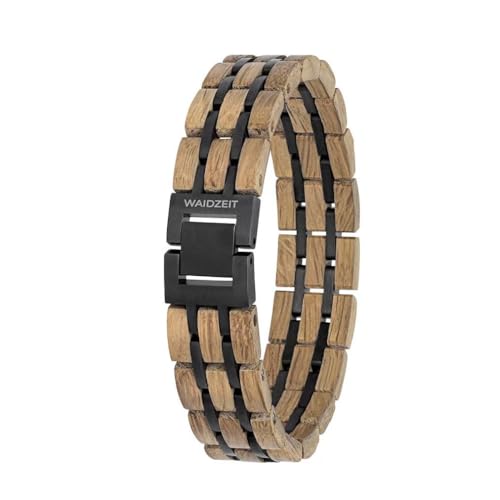Waidzeit EL_Y01 Herren Armband Whisky Holz braun 22 cm Waidzeit EL_Y01 Herren Armband Whisky Holz braun 22 cm von Waidzeit
