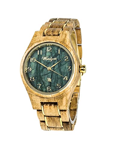 Waidzeit YM03 Barrique Sémillion Uhr Damenuhr Holz Holz Analog Braun von Waidzeit