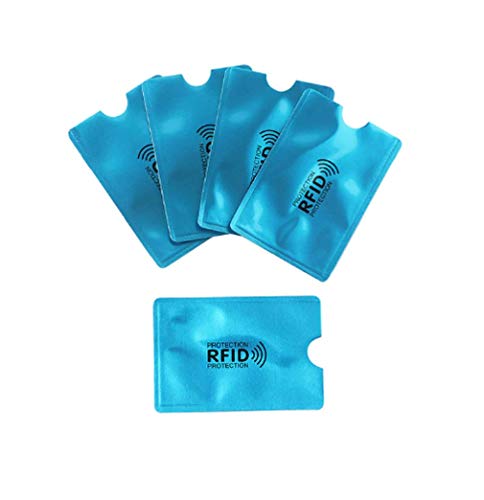 Waizmann.IDeaS® 5X RFID NFC Blocker Schutzhülle Kreditkarte Hülle Abschirmung Schutz von Waizmann.IDeaS