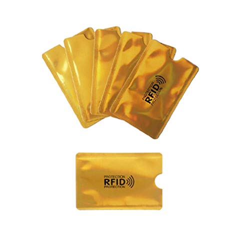 Waizmann.IDeaS® 5X RFID NFC Blocker Schutzhülle Kreditkarte Hülle Abschirmung Schutz von Waizmann.IDeaS