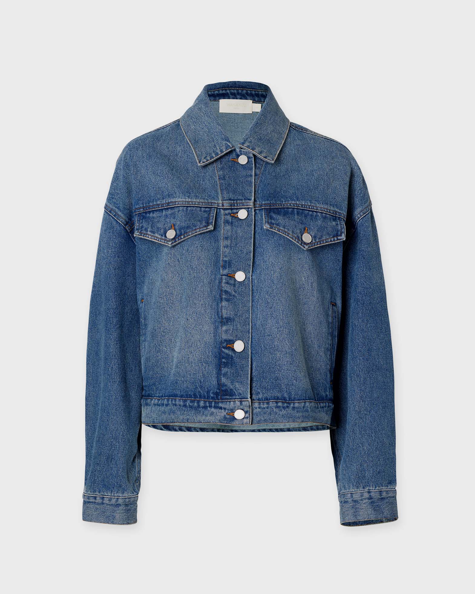 Wakakuu Icons Jacket Lucky Denim Blå von Wakakuu Icons