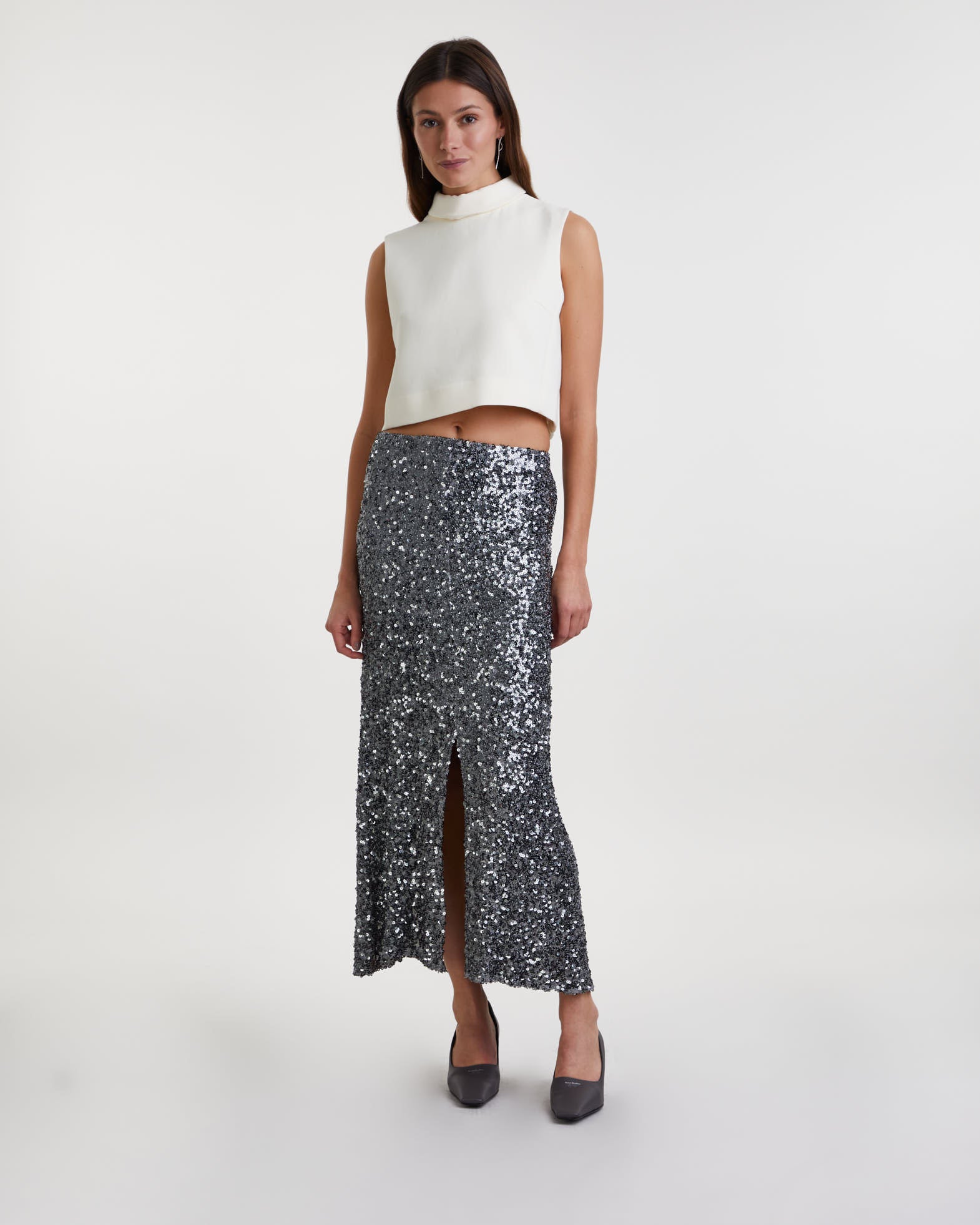 Wakakuu Icons Skirt Alba Sequin Grey Wakakuu Icons Skirt Alba Sequin Grey von Wakakuu Icons