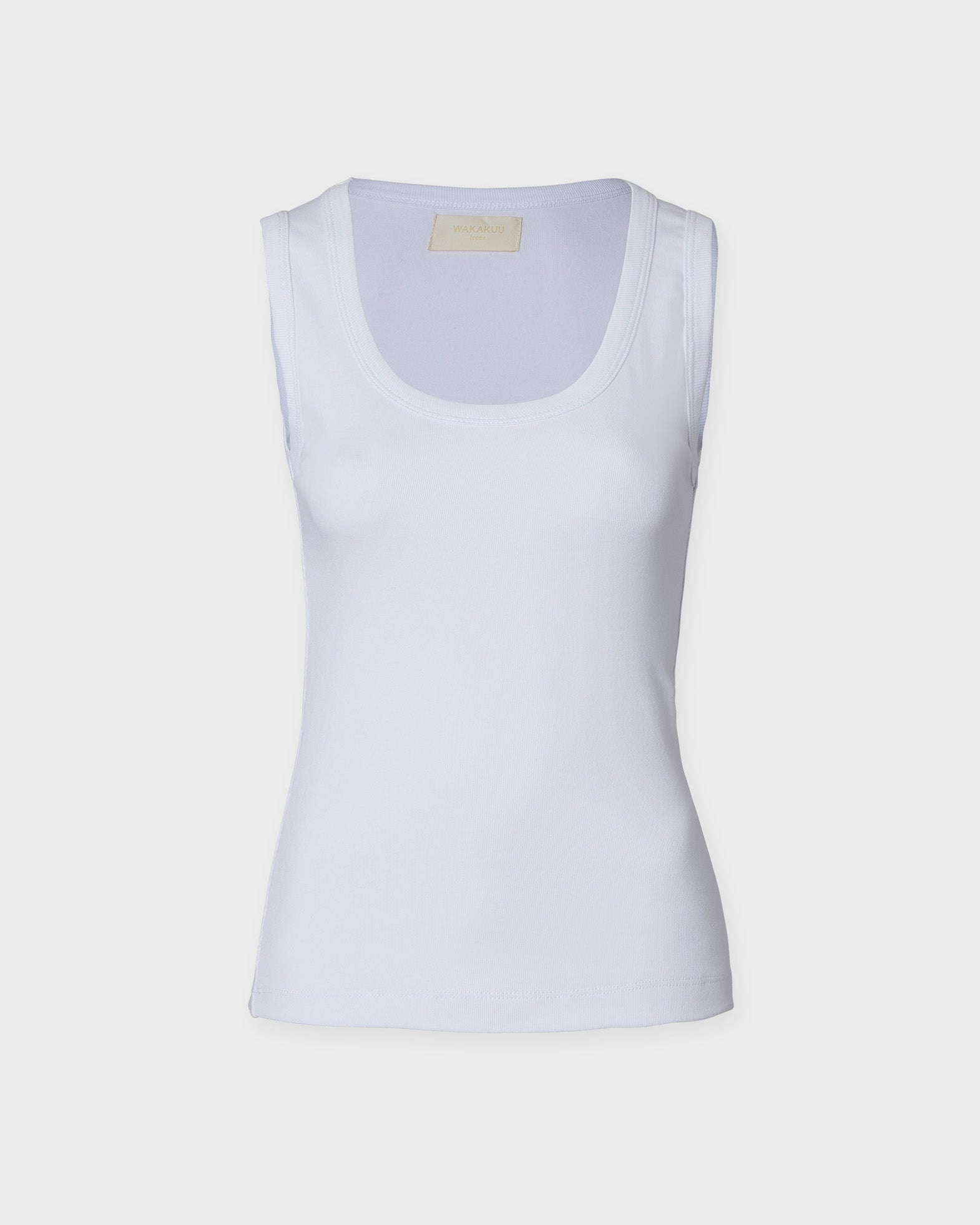 Wakakuu Icons Top Biarritz Tank White von Wakakuu Icons