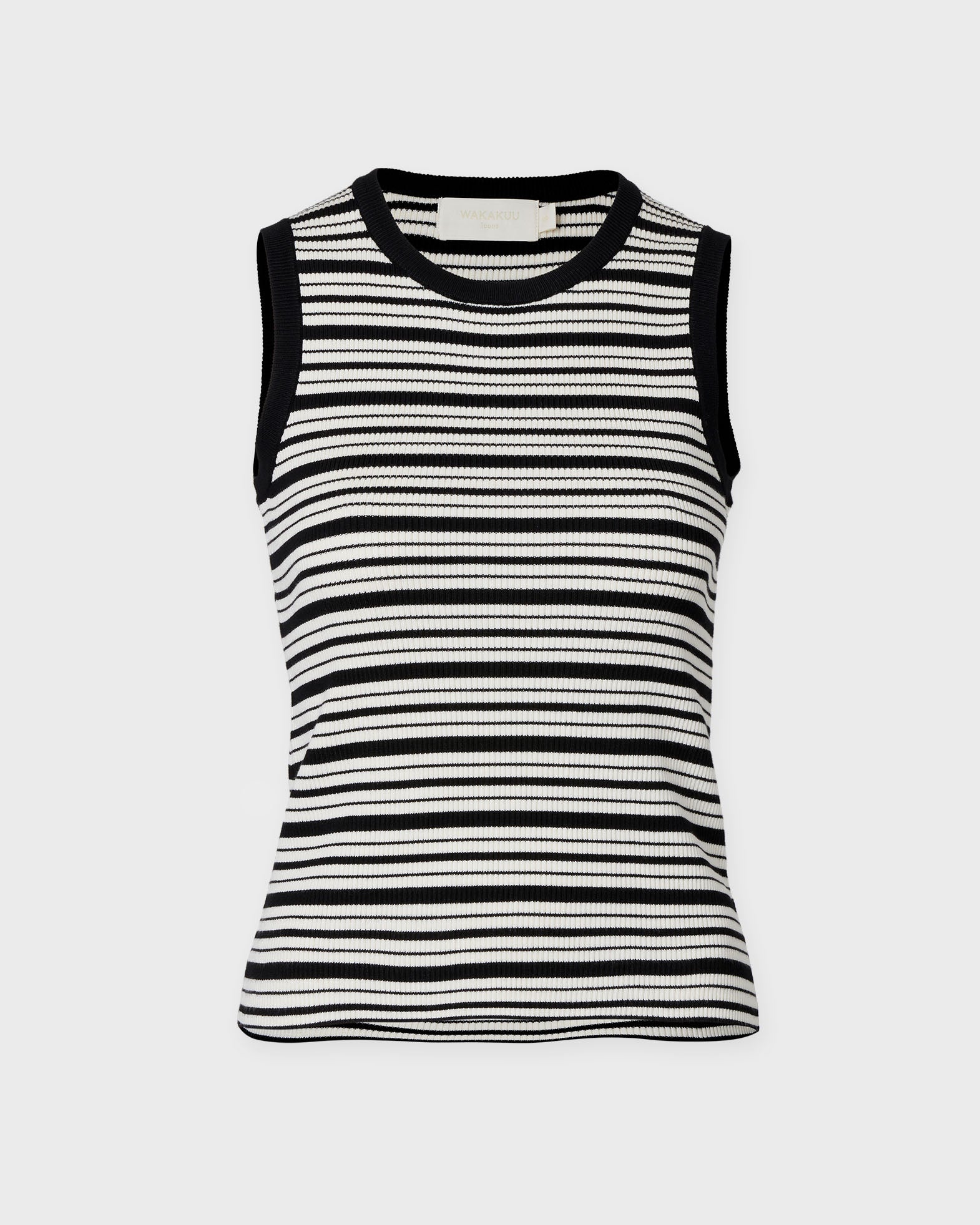 Wakakuu Icons Top Noura Tank Svart/vit Wakakuu Icons Top Noura Tank Svart/vit von Wakakuu Icons