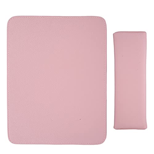 Nagelkissen Set Weich Nagel Kunst Schönheitssalon Hand Kissen Armlehne Matte Set Maniküre Werkzeug Armlehne (Rosa) von Wakects