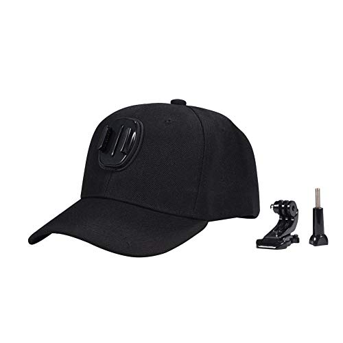 Wakects Kamera Baseball Cap Verstellbare Baseball Cap mit J-Hook für GoPro Kameras von Wakects