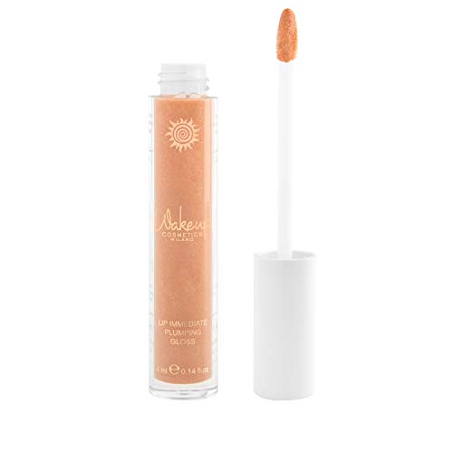 Wakeup Cosmetics - Lip Immediate Plumping Gloss, aufpolsternder Lipgloss mit Hyaluronsäure, Farbe Aiva von WAKE UP COSMETIC MILANO