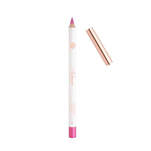 Wakeup Cosmetics - True Colour Eyeliner, 2in1 Bleistift Eyeliner und Kajal mit weicher Textur und voller Farbe, Farbe Fuchsia von WAKE UP COSMETIC MILANO