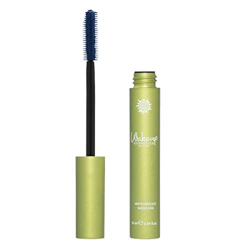 Wakeup Cosmetics - Wasserfeste Wimperntusche, angereichert mit Vitamin E und Jojobaöl, Farbe Blau von WAKE UP COSMETIC MILANO