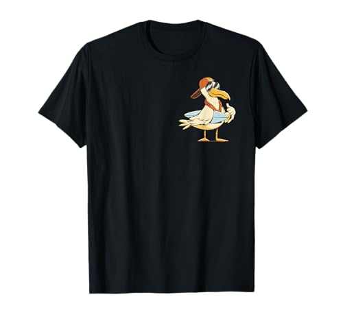 Lustige Möwe mit Surfbrett Comic für Herren Damen Kinder T-Shirt Lustige Möwe mit Surfbrett Comic für Herren Damen Kinder T-Shirt von Wal Schwimmt, Ozean Geschenke, lustige Sprüche