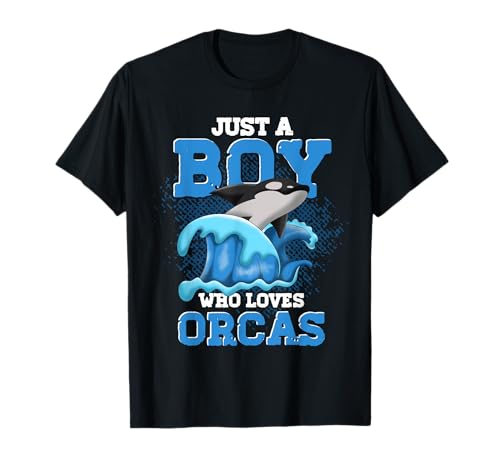 Ozean Tier Killerwal Orca Jungen Meerestier Schwertwal T-Shirt Ozean Tier Killerwal Orca Jungen Meerestier Schwertwal T-Shirt von Wal Tiermotiv Geschenk Orca Schwertwal