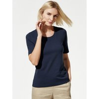 Baumwoll-Basic-Shirt Halbarm Baumwoll-Basic-Shirt Halbarm von Walbusch
