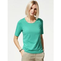 Baumwoll-Basic-Shirt Halbarm von Walbusch