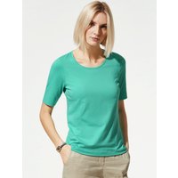 Baumwoll-Basic-Shirt Halbarm von Walbusch