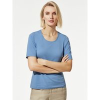 Baumwoll-Basic-Shirt Halbarm Baumwoll-Basic-Shirt Halbarm von Walbusch