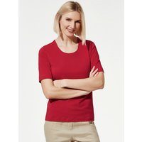 Baumwoll-Basic-Shirt Halbarm von Walbusch