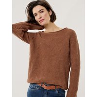 Baumwoll-Samt Pullover von Walbusch