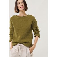 Baumwoll-Samt Pullover von Walbusch